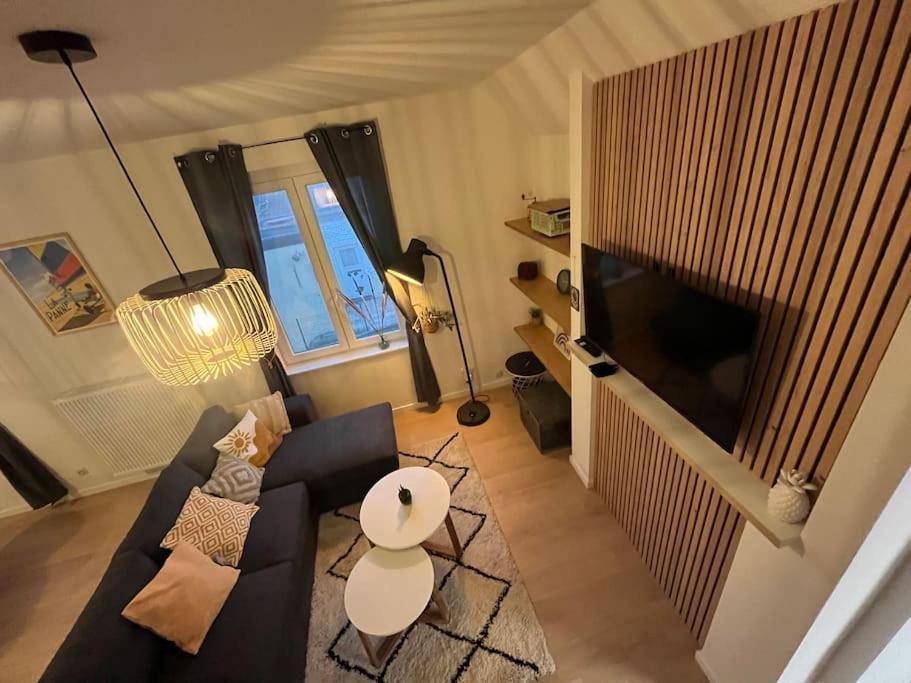 Duplex Avec Parking A 100M De La Mer دي بان المظهر الخارجي الصورة